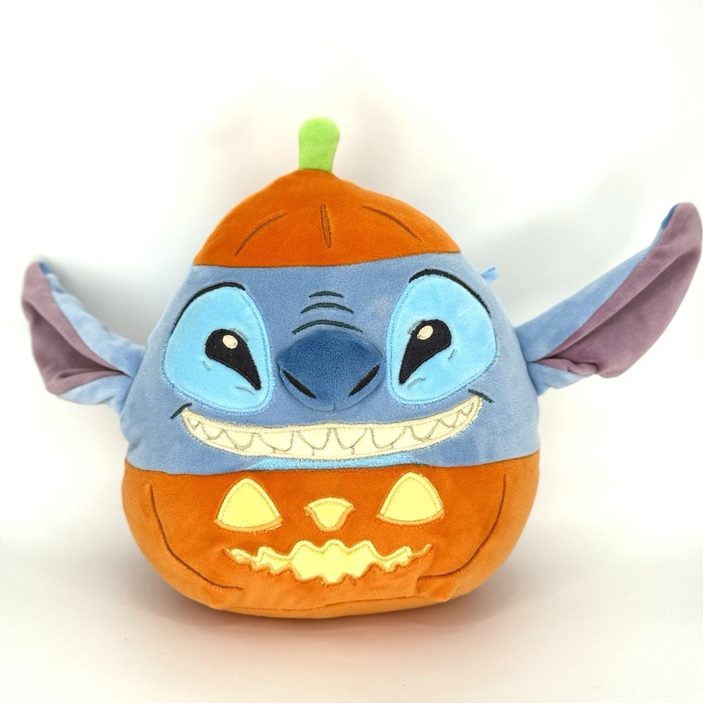 Disney Stitch Soft‎ Pumpkin Squishmallows Halloween Plush Jazwares 2025 New